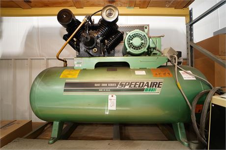 SPEEDAIRE 5Z640A 2 STAGE CAST IRON SERIES AIR COMPRESSOR