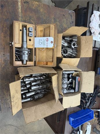 Assorted Tooling, Collets, & End Mills