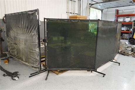 Steiner (1) Welding Curtain 6x8, (1) Welder Curtain 5x15