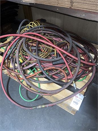 Skid of Air Hoses & Extension Cords