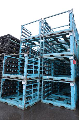 Lot of (62) Shipping Racks 69" x 48" x 49"