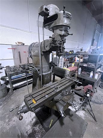 Bridgeport 1 HP Manual Mill