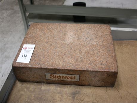 Starrett 18" x 12" x 4" H Granite Surface Plate