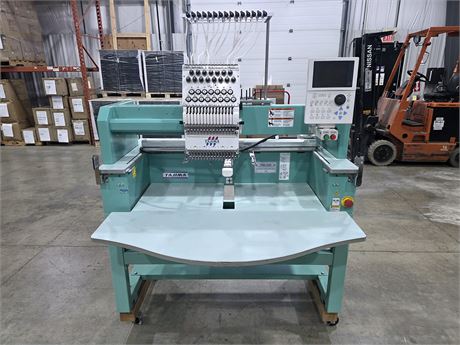 Tajima TFMX-C1501 Single Head 15 Needle Embroidery Machine (2008)