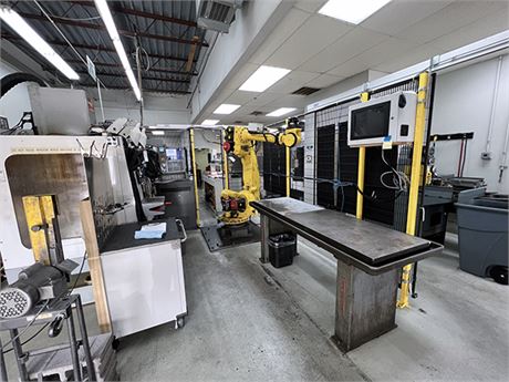 Complete Package Haas VF-2D and Fanuc R-2000iB/ F165 with R-30i
