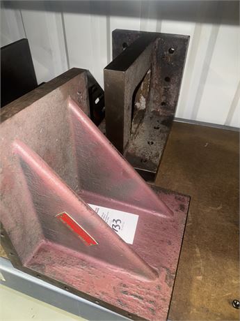 Lot of (2) Angle Plates