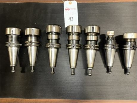 Lot of (10) Cat 40 Tool Holders