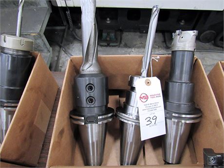 Lot of (5) Cat 50 Tool Holders