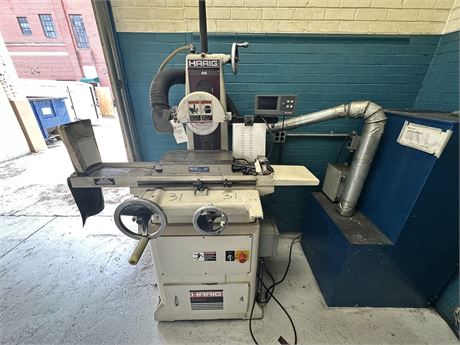Harig 618 6" x 18" Surface Grinder w/ Dust Collector