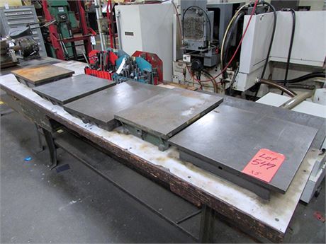 (5) Assorted Precision Steel Surface Inspection Table