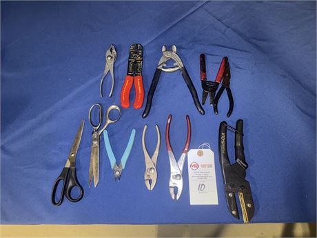 Lot of Assorted Pliers and Cutters