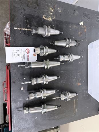 LOT OF 8 TOOL HOLDERS