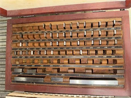 Gage block set