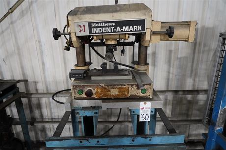 MATTHEWS INDENT-A-MARK 2115 MARKING MACHINE