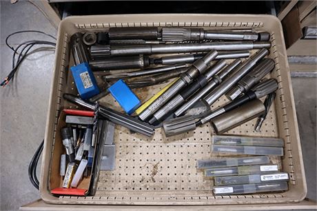 Assortment of Reamers and Thread Taps