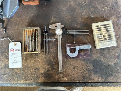 Lot of (6) Various Precision Measurement Devices