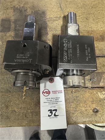 Lot of 2 Live Tool Holders