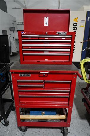 US General 5 Drawer Rolling Tool Box