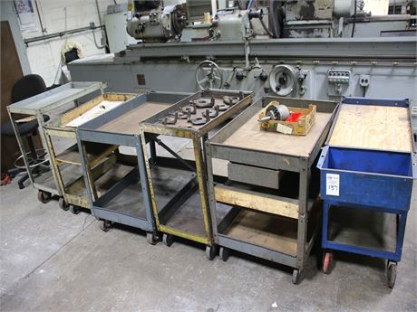 Lot of (6) Shop Carts
