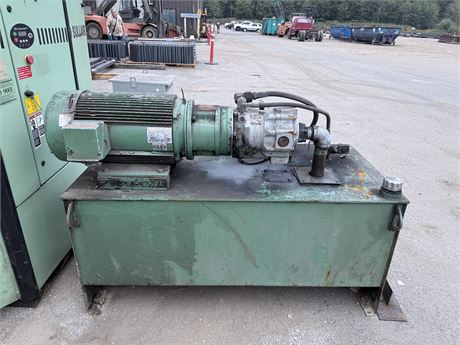 Peddinghaus Hydraulic Power Unite HPU with Parker pump + 25 HP motor