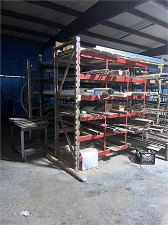 20 Section Stock Rack with Metals Inventory