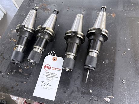 LOT OF 4 TOOL HOLDERS