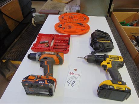 Dewalt, Rigid Cordless Drills