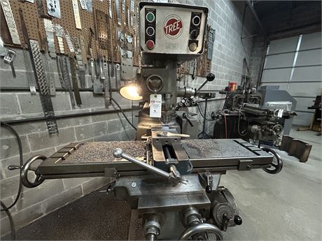 Tree 2VGC Vertical Knee Mill with Power Knee and Cross Feed