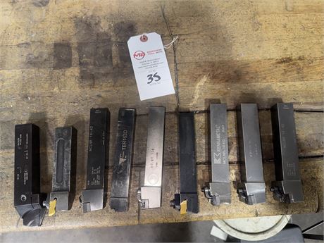 Lot of 9 Assorted Turning Tool Holders