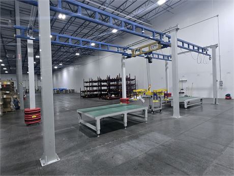 Gorbel 19' x 13' 2 Ton SS‑99517 Workstation Crane System (2022)