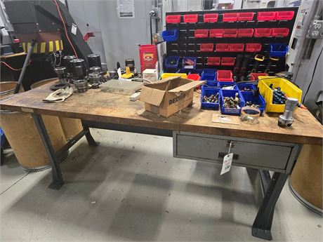 72" x 26" Steel Wood Top Workbench