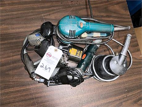 Lot of Assorted Angle Grinders