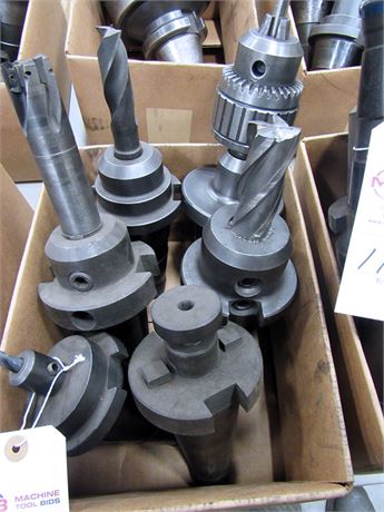 Lot of (6) Cat 50 Tool Holders