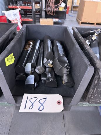 (1) Lot of Various Size Boring Bars