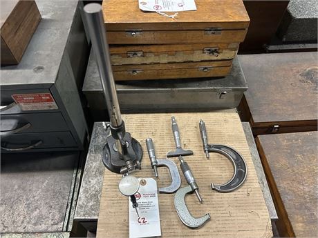 Lot of (5) Precision Measuring Tool