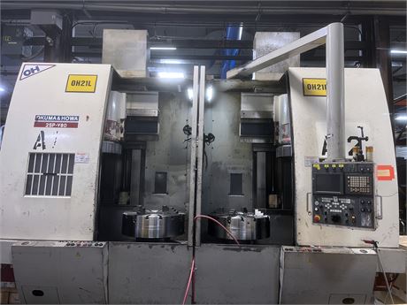 Okuma Howa 2SP-V80 Vertical Turret Lathe (2001)