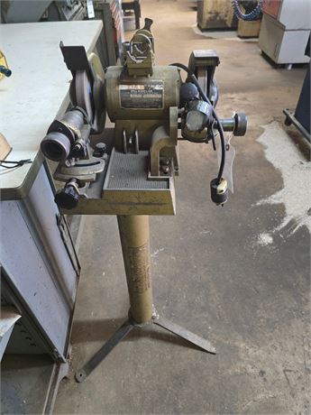 Darex Drill Sharpener on Pedestal Stand