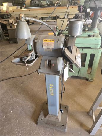 Baldor 5" Double End Bench Grinder on Stand