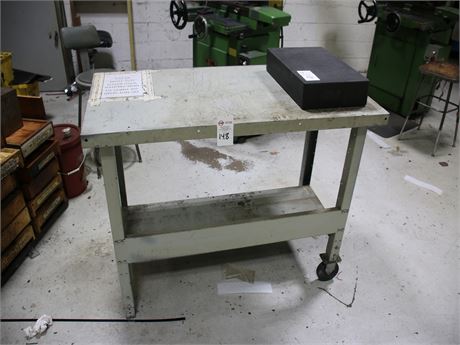 Mobile Steel Table