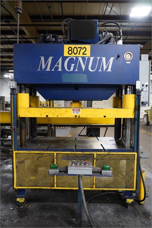 2001 MAGNUM PRESS AUTOMATION HFP-60 - 60 Ton HYDRAULIC 4-POST PRESS