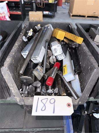 (1) Lot of Various Size Boring Bars