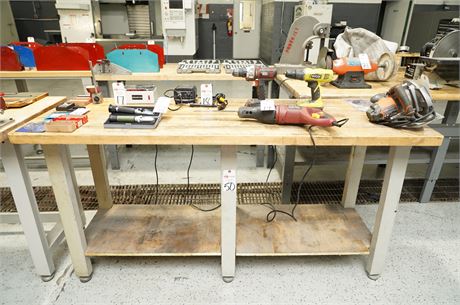 (1) Work Benches Table