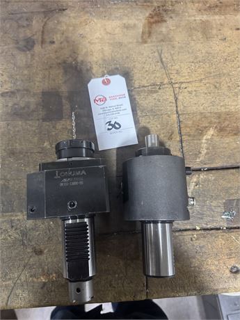 Lot of 2 Okuma ALPS Tool Holder w/ live tooling