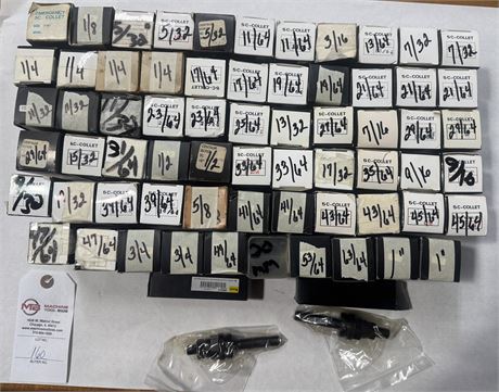 Assorted 5C Precision Collets & Drill Stops