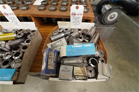 ASSORTED 5C COLLETS IN (1) BOX