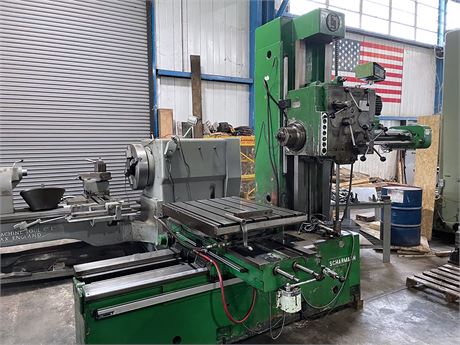 3” SCHARMANN WB75 Horizontal Boring Mill HBM