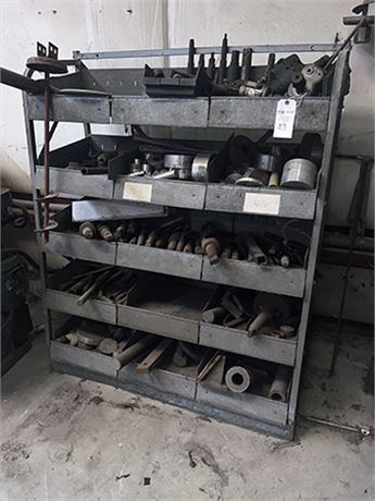 Shop Rack with Metals Inventory