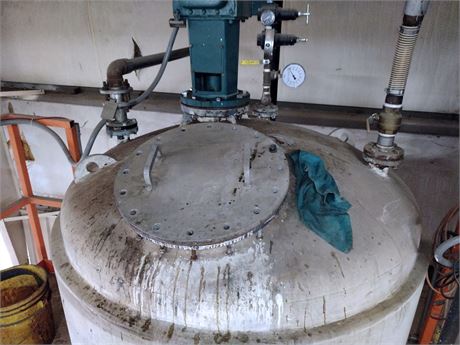 Norwalk Fabricators 1000 Gal Vacuum Pressure Reactor
