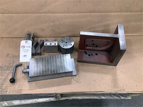 Magnetic Chuck, Jaws, Angle Plate