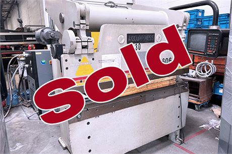 Accurpress 7606 Hydraulic Press Brake